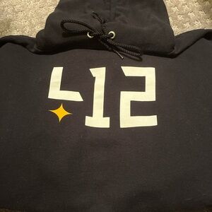 '412' Graphic Hoodie Pittsburgh